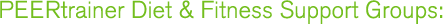 peertrainer diet and fitness groups